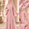Pink Premium Embroidered Abaya