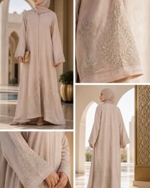 Sandstone Layered Abaya