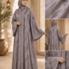 Gray Premium Embroidered Abaya