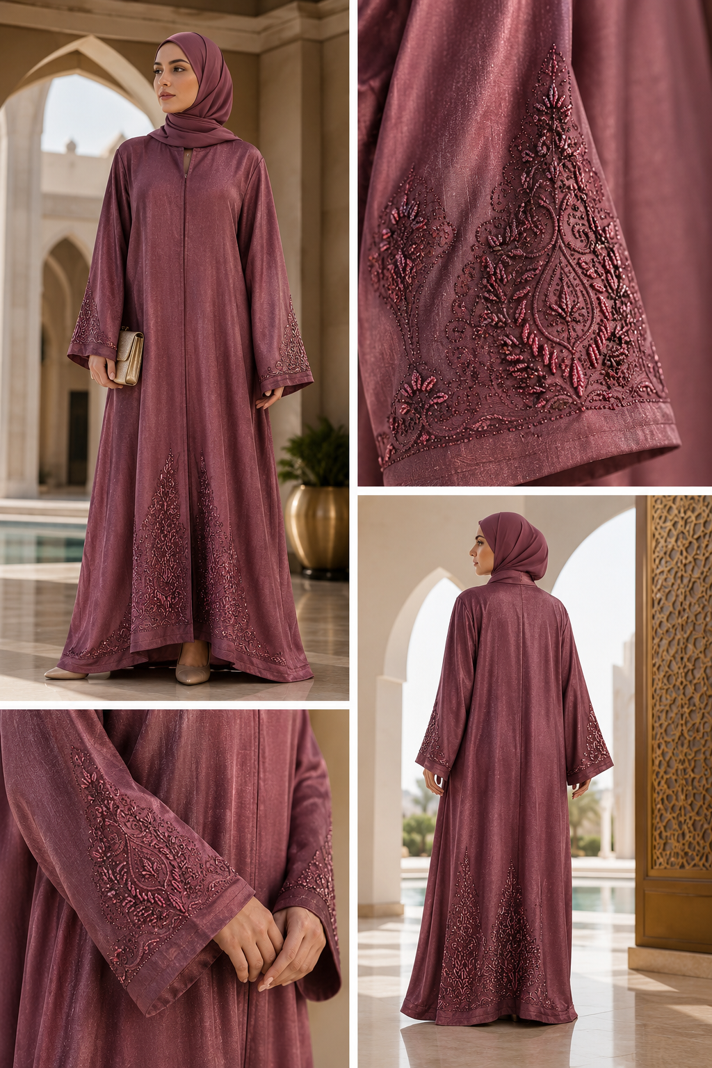 Rose Dune Abaya