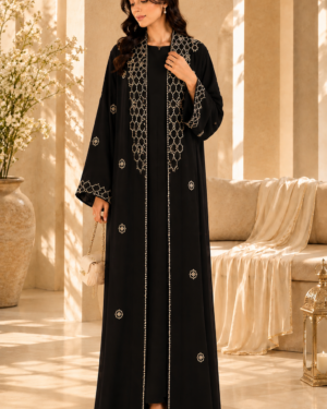 Handmade Black Abaya
