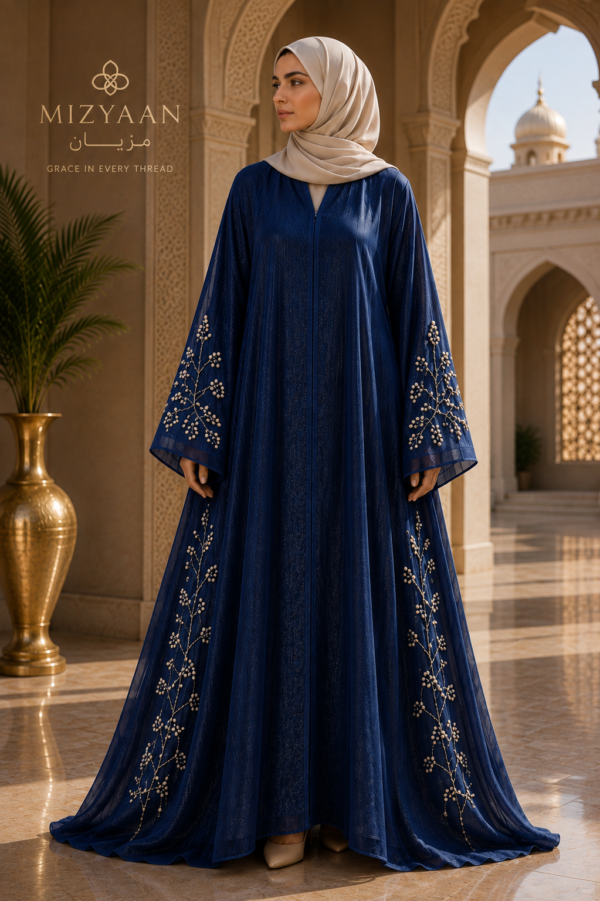 Royal Navy Embroidered Abaya