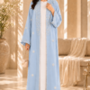 Handmade Sky Blue Abaya