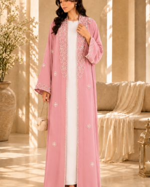 Handmade Pink Abaya